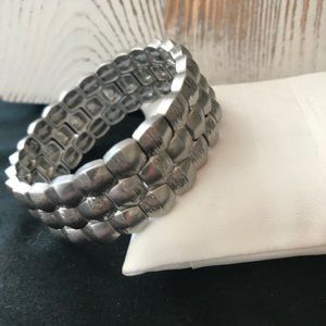 Lia Sophia - Matte Silver Stretch Bracelet